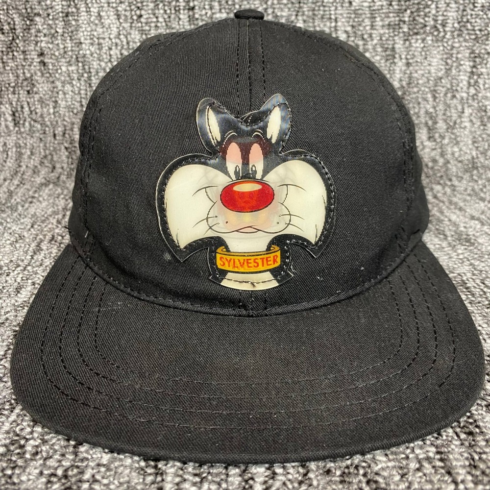 Vintage 1996 Sylvester the Cat Hat Warner Bros‎ Studio Store Snapback Cap USA